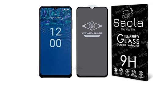 Image of Saola Ultra Privacy Tempered Glass For Nokia G310 (PACK OF 1) with Free Installation Kit. Full screen Coverage. Free Replacement If Received Damaged - 6.56 inch