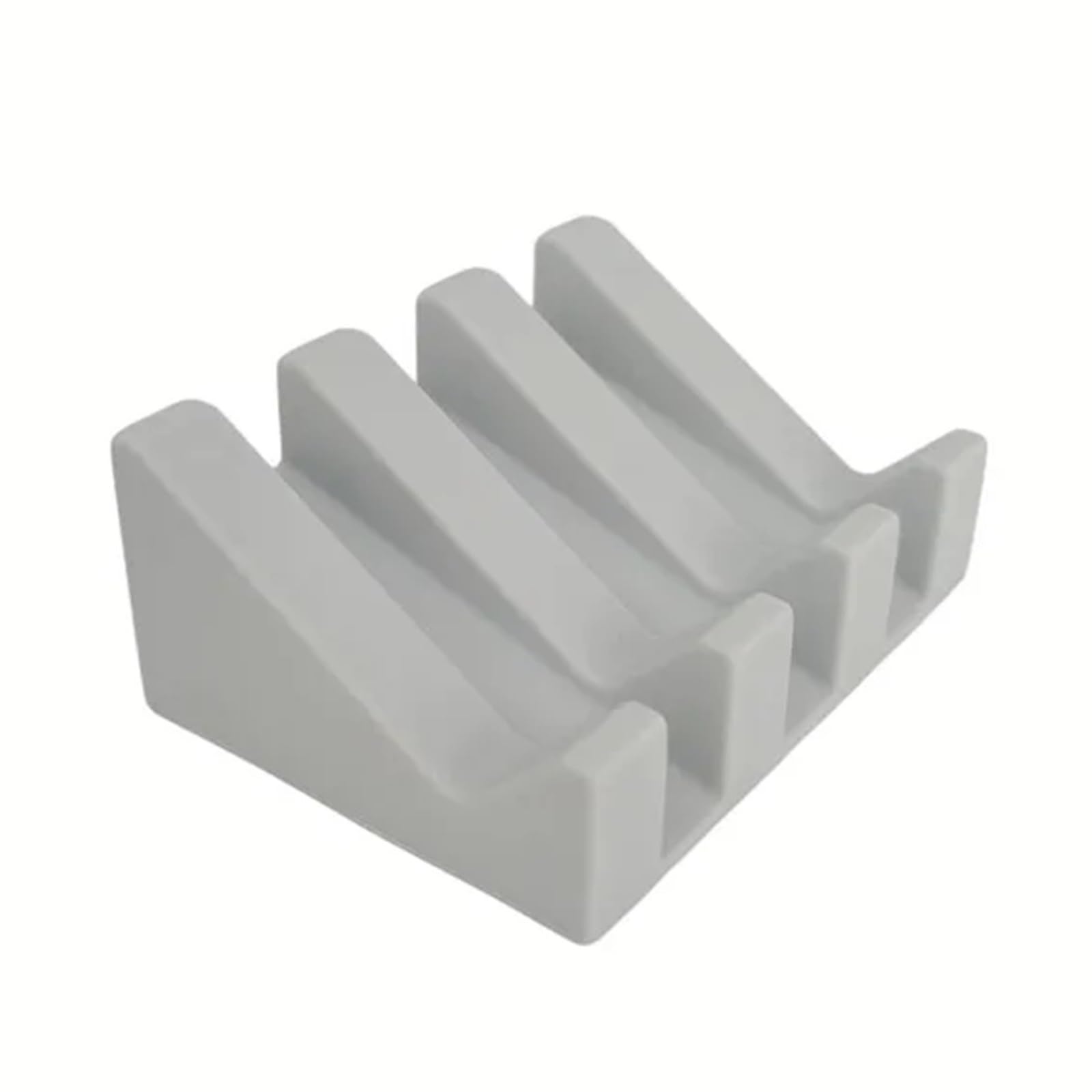 Jabonera Antideslizante, Dispensador de jabonera Silicona, Caja Drenaje inclinable, Estante Esponja for baño y Cocina, Multicolor, 3 uds(Light Gray)