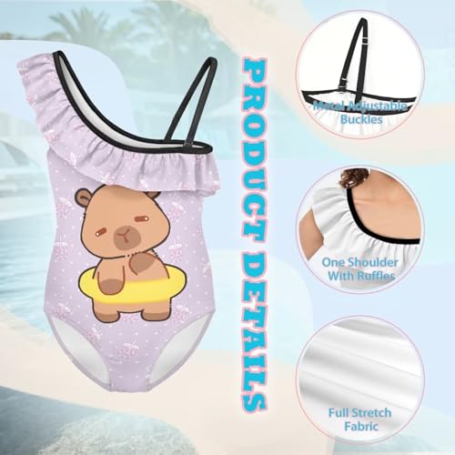 Image of Yzaoxia Girls One Piece Swimsuits Bathing Suit for Kids Swimwear 3-14Y