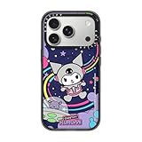 CASETiFY インパクト iPhone 17 Pro ケース [MagSafe対応/薄型 軽量/耐衝撃/サンリオキャラクターズ Co-lab] - Kuromi Astro Voyage - クリア ブラック