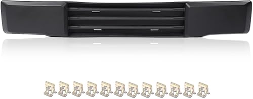 G-PLUS Cubierta de parachoques delantero sin calentador de bloque y sin persianas de rejilla compatible con Ford F150 2015 2016 2017 FL3Z-17E810-AA