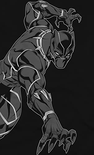 Marvel Boys' Black Panther Long Sleeve Raglan T-Shirt2