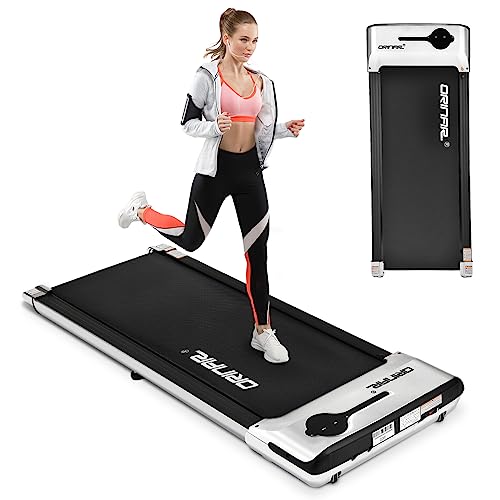 Orinar Under Desk Treadmill, Walking Pad With Remote Control, 2.5 Hp Portable Walking Jogging Running Machine For Home Office, Led Display, Sliver #TOP29