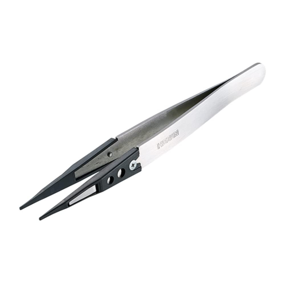 Amazon.com: Hozan P-640-S ESD Chip Tweezers, Anti-Static Tweezers