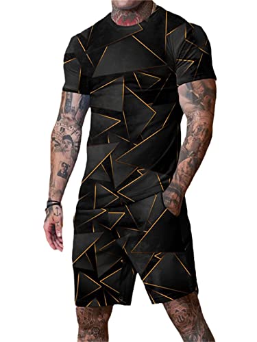 Survêtement d'été homme contre la chaleur avec ce t-shirt de sport décontracté Stt-449