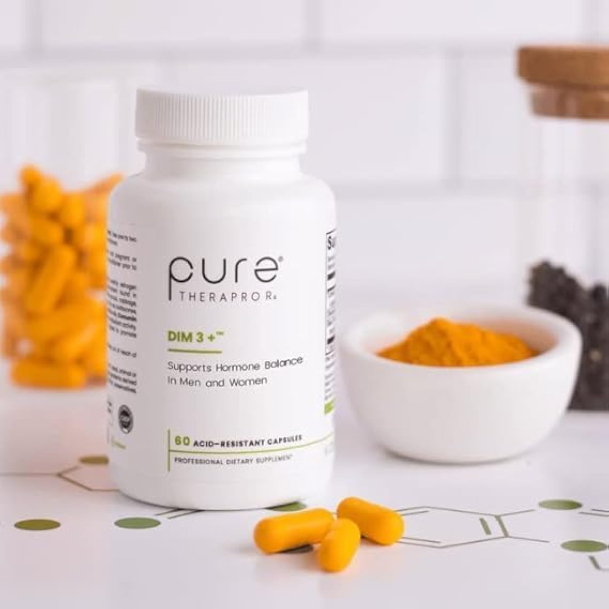 60 Vegan Caps DIM, Curcumin & BioPerine Supplement