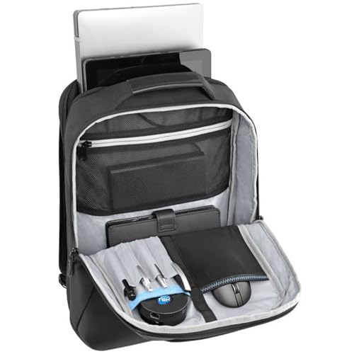 SIMPLETEK - Plecak Premier Slim PNXHY 15" (460-BCOK) | Kompatybilny z Dell - do notebooków o przekątnej ekranu do 15,6" | 12, 13, 14" | czarny (odnowiony), czarne, Taglia unica