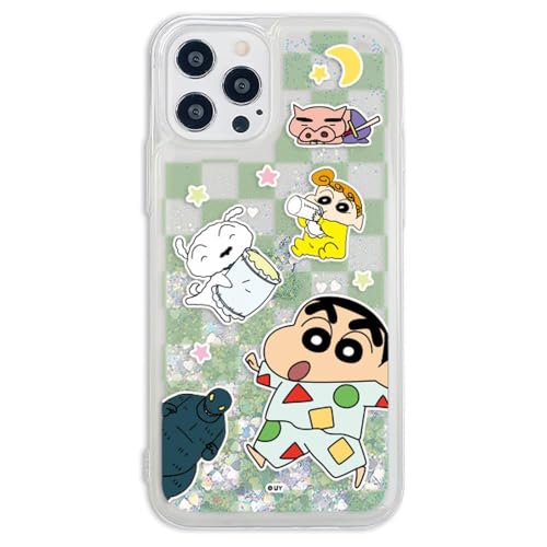 iPhone16 p P[X N񂿂 pW} v TPU  ^ Ob^[ P[X y{z Crayon Shinchan Color Check Glitter S1 Case X}zP[X X}zJo[ ACtH 16