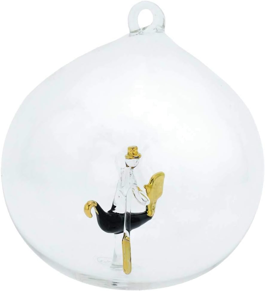 Glass Of Venice Murano Glass Gondola Christmas Ornament