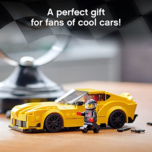 Lego Speed Champions Toyota Gr Supra 76901 Collectible Sports Car Toy Building Set With Racing Driver Minifigure #TOP1