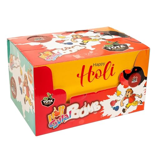 Image of Holi GULAL Ball 60GM | Holi Celebration GULAL Color Holi Gulal Ball Toy (Holi Gulal Ball Pack of 12)