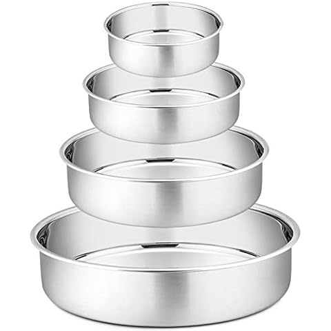 P&P CHEF Stainless Steel Cake Pan Set Cover