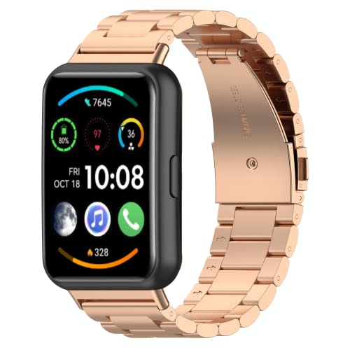 Bracelet Huawei Watch Fit 2 or rose pour sublimer votre montre favorite