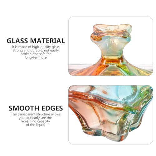 Abaodam 12pcs vasos de vidrio para arte de uñas miniatura 3