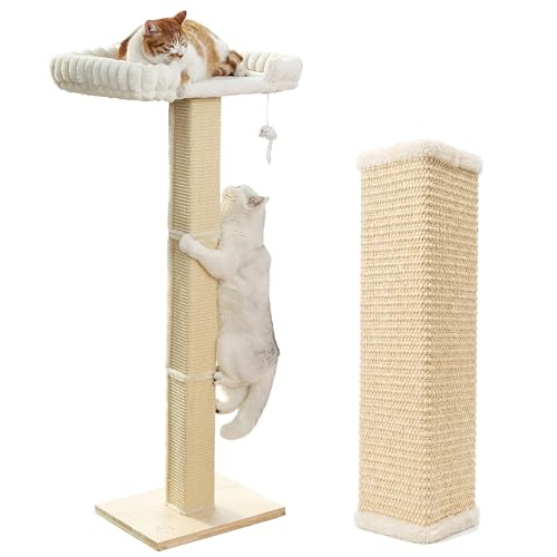 Repuesto para rascador de gato con sisal 14 pulg alto miniatura 1