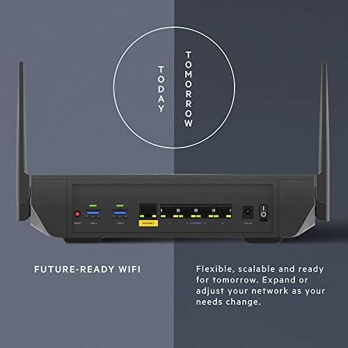 Linksys MR9600 Dual Band Mesh WiFi 6 Router (AX6000) - Works with Velop Whole Home WiFi System - Wireless Internet Gaming Router with MU-MIMO, Parental Controls, Guest Network via Linksys App