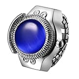 [ＪＥＷＥＬＲＹＷＥ] レディース 指輪 時計 オパール フリーサイズ: 可愛い アンティーク リングウォッチ リング時計 数字 アナログ 防水 クォーツ時計 合金 ステンレス シルバー - 誕生日 クリスマス バレンタインデー 彼女プレゼント