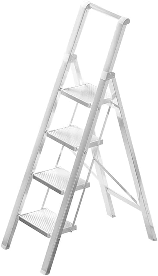 Ladders Home Step Ladders Folding Step Ladder Wide Pedals Folding Ladder Stabilizer Home Use Telescoping Ladders 330lb Household or Outdoor