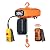 Prowinch Portable Electric Hoist - 500 lbs Electric Chain Hoist with Wireless & Wired Remote Control, 20 ft Lifting Height, Single-Phase Dual Voltage 100-240V, G100 Chain, Overhead Crane, 1 Speed
