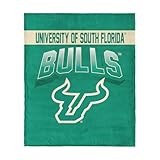 Northwest South Florida Bulls NCAA Bevel Silk Touch Throw Blanket 50x60 inches