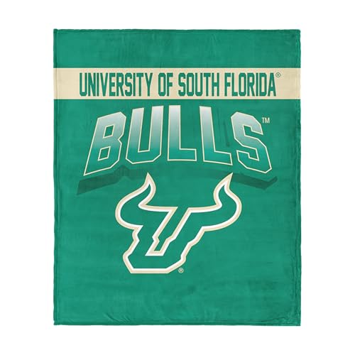 Northwest South Florida Bulls NCAA Bevel Silk Touch Throw Blanket 50x60 inches