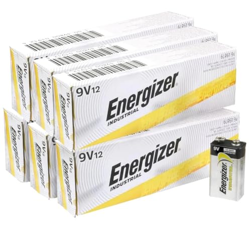 Energizer Industrial 9V Size - 72 Pack