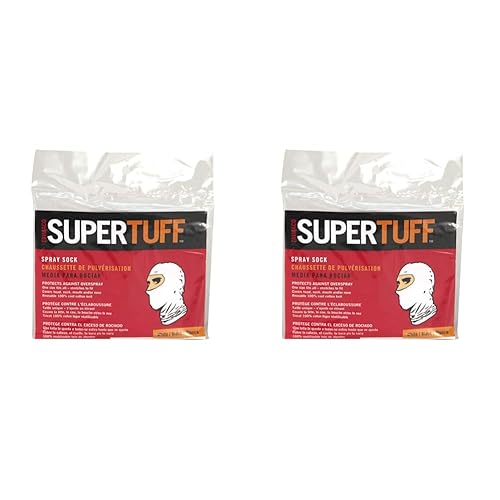 Trimaco SuperTuff Cotton Spray Sock,White