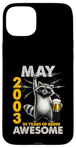 23rd Birthday Raccoon Beer May 1996 Vintage 23 Years Old �X�}�z�P�[�X iPhone 15 Plus �p