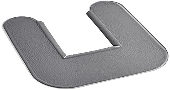 Miniatura 3 de Tapete desechable para inodoro, gris, 24 x 23.6 pulgadas, protección antideslizante, uso comercial, 4-6 semanas de duración