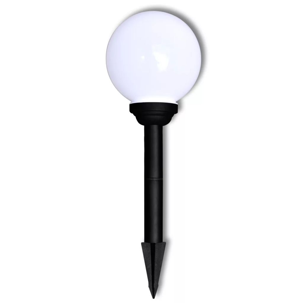 vidaXL Lámparas de camino de jardín 3 uds LED 20 cm con pincho