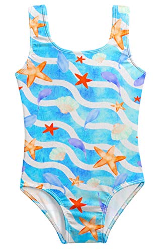 Image of Girls' UPF 50+ Swimsuit in One Piece by City Threads