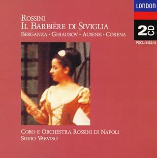 Amazon ロッシーニ セビリアの理髪師 ベネルリ ウーゴ ナポリ ロッシーニ合唱団 マラグ ステファニア ベルガンサ テレサ コレナ フェルナンド ギャウロフ ニコライ アウセンシ マヌエル マントバーニ ディノ ロッシーニ ナポリ ロッシーニ管弦楽団