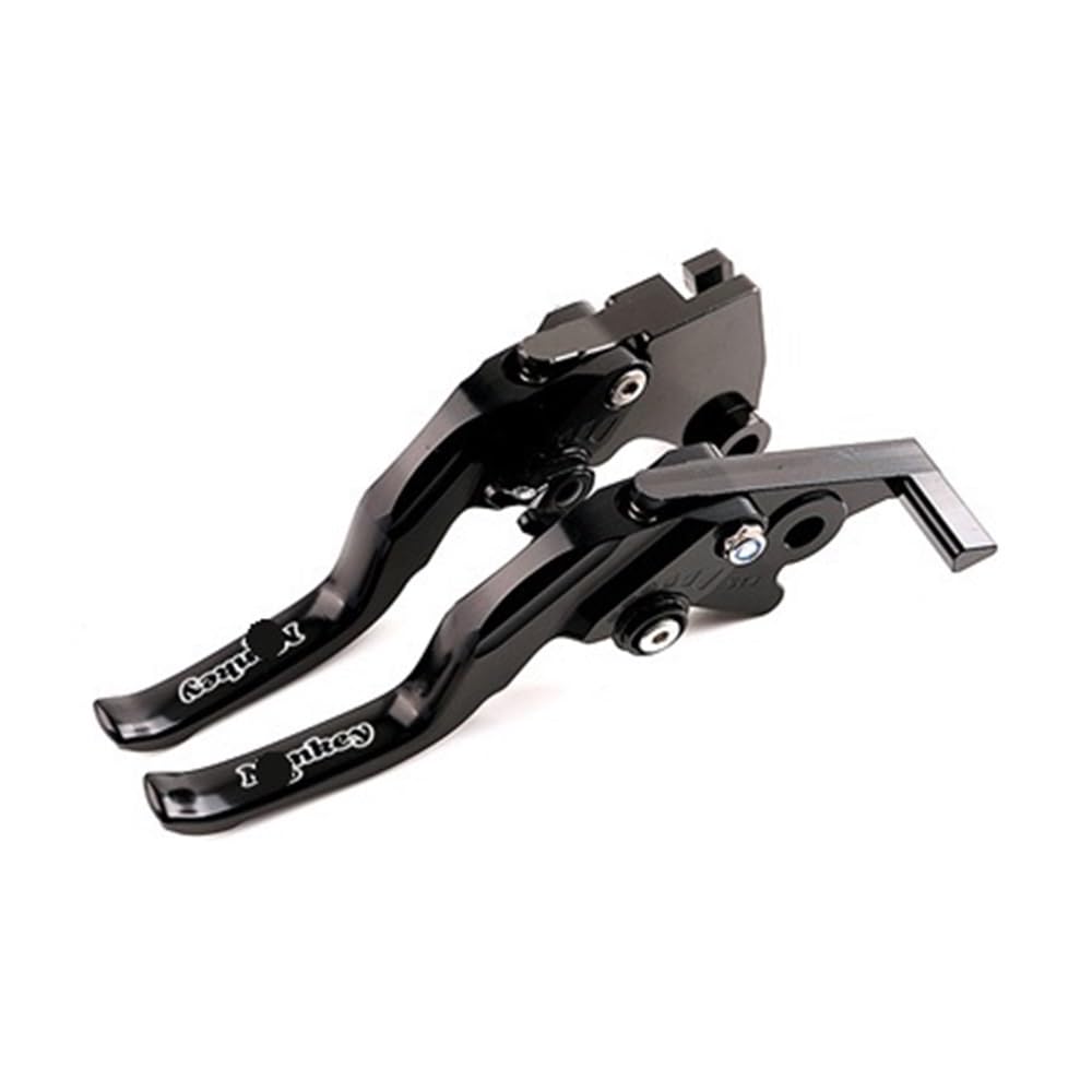 Nhgfdfs Short Black Motorcycle Clutch Brake Lever Brake Clutch Levers Motorcycle Cnc Adjustable For Ho&Nda 125 Z125 Grom Accessories
