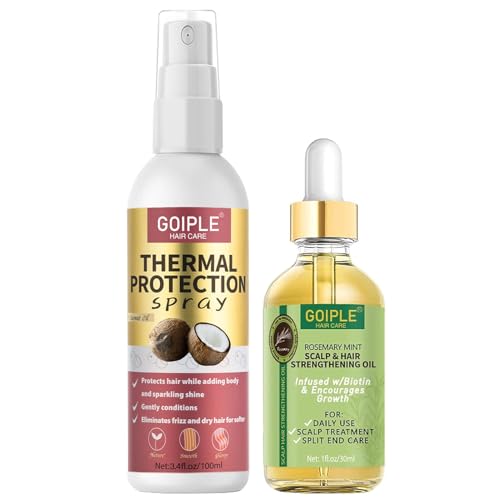 Spray Protecteur Thermique à la Noix de Coco et Huile de Romarin Biologique