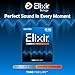 Elixir Strings, Electric Guitar Strings, Nickel Plated Steel with NANOWEB Technology, Longest-Lasting Bright Tone with Comfortable Feel, 7 String Light 10-56