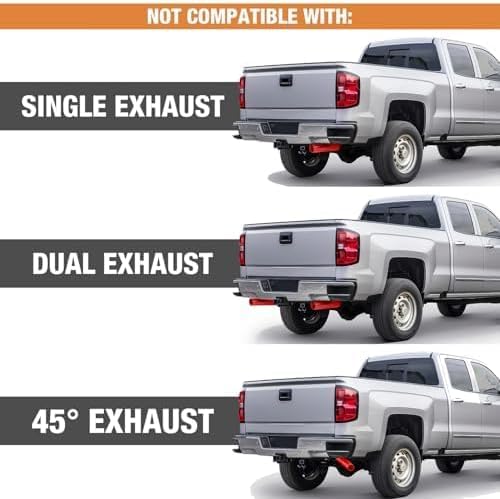 Image of Buyers Products 8597215 No Drill Hitch Mounted Mud Flaps, 15 Inch