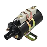 12V Ignition Distributor Coil w/External Resistor Compatible with John Deere AT14385 AT15611 Ford...