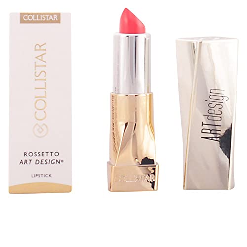 Collistar Rossetto Art Design, n. 12 Arancio, Rossetto cremoso dal colore pieno e vibrante, Formula con estratto di bacche rosse per un'azione anti-rughe e labbra piene e levigate, 3,5 ml