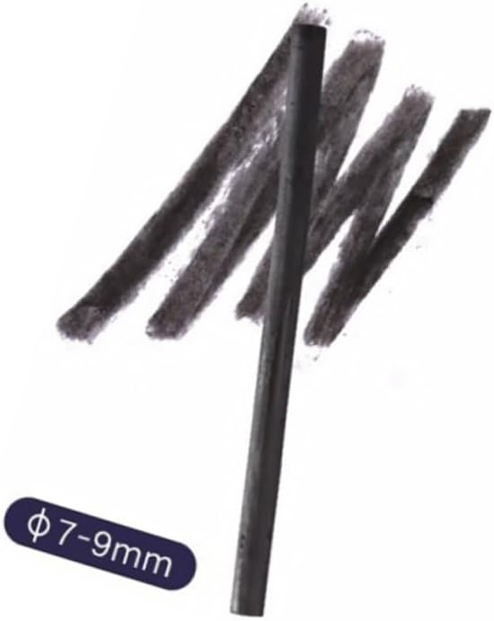 Luxshiny 25pcs 7-9mm Willow Charcoal Drawing Sticks Sketch Charcoal Bars for Artists and Beginners Painting Sketching Supplies