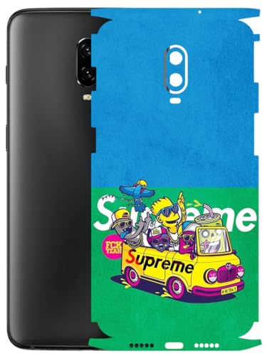 Image of AtOdds - Full Body Back Screen Guard Protector Film - Lamination Wrap Skin Sticker Compatible with ONEPLUS 6T | Scratchproof Matte Finish (Simps)