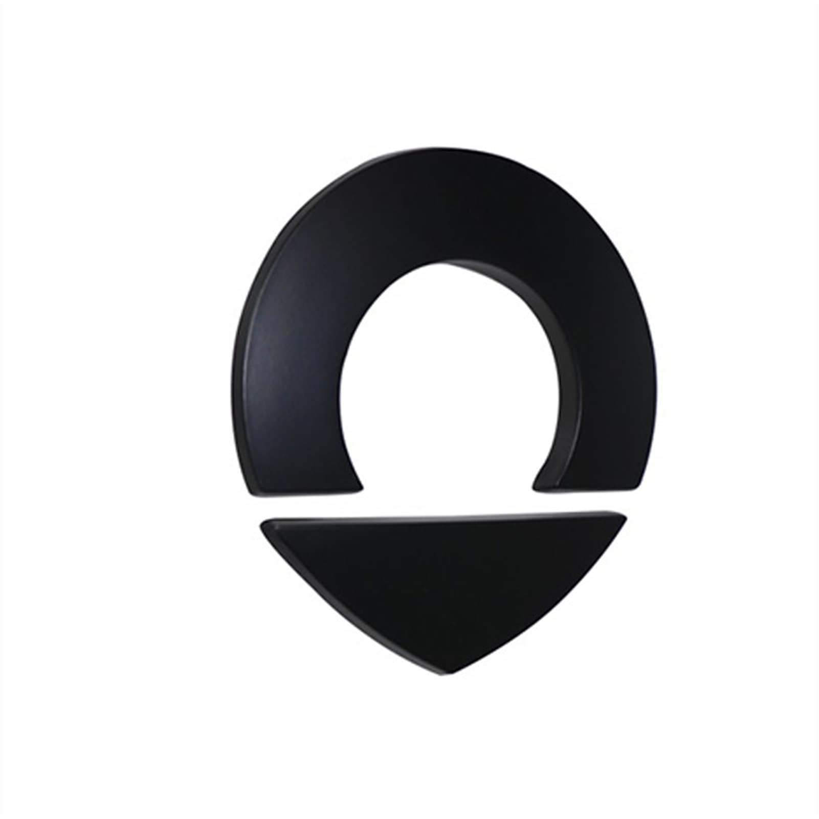 Emblema 3D negro de alta calidad para Smart 453 y 451, moldura de modificación exterior premium