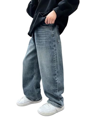 Image of Lymio Junior's Boys Jeans Pant | Kids Jeans for Boys | Denim Baggy Pants | Loose Fit Casual Trousers for Children (LK-50-51)