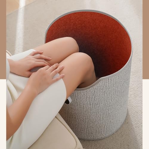 Under Desk Heater, Electric Foot Warmer for Office & Home, Gray | Portable Feet Warmer with Heated Floor Mat, Foot heater with Thermostat and Timer Indoor Use for Foot Leg - image 4