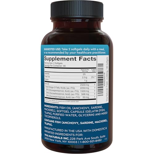 Viva Naturals LH-VLJY-9823 Omega 3 Fish Oil Supplement thumb #8