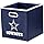 Franklin Sports NFL Storage Bins - Collapsible Cube Container + Basket - NFL Office, Bedroom + Living Room - 11"x11"