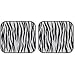 Windshield Car Pop Up Sun Shade - Jumbo Size - Wild Zebra