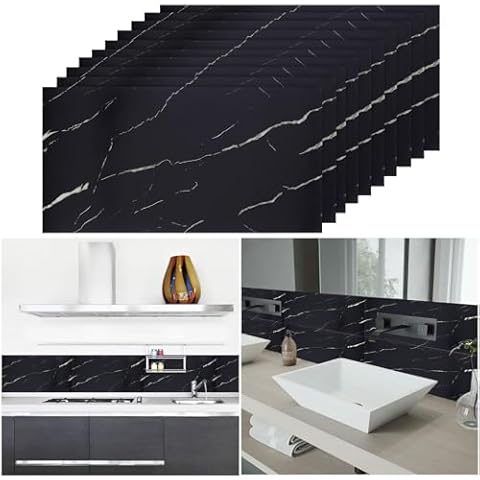 Warmiehomy Self-Adhesive Marble Tile Stickers Cover