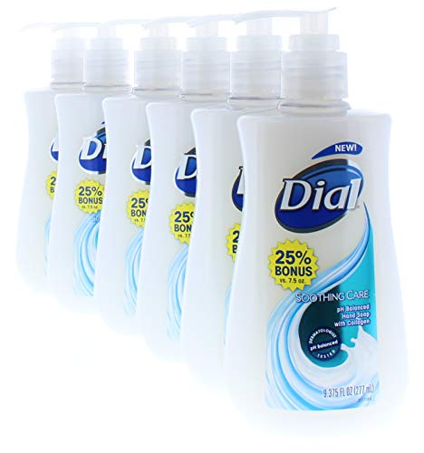 6 Pk. Dial Soothing Care Hand Soap 9.375 Fl Oz (56.25 Fl. Oz Total)