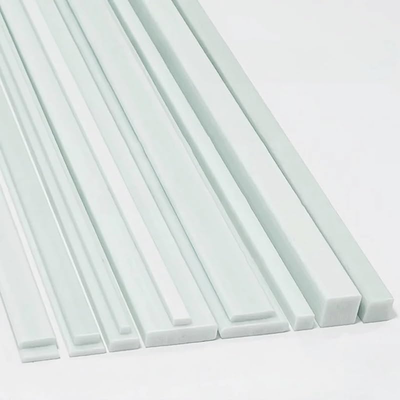Pręt kwadratowy z włókna szklanego 500 mm do modeli samolotów, płaski, stały pasek usztywniający 1 szt(15mmx3mmx500mm)