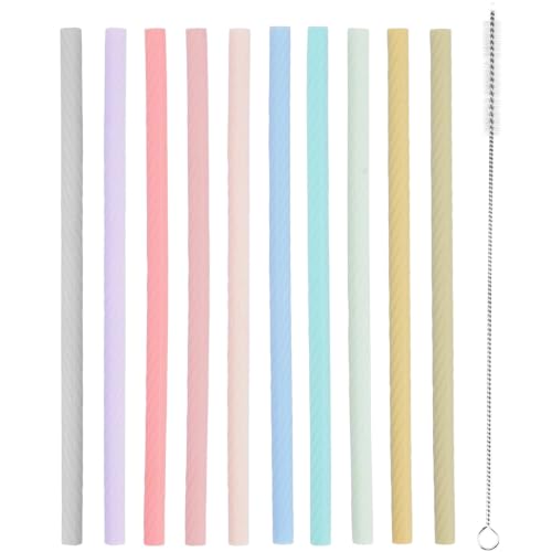 Pitillos de silicón reutilizables pack de 6